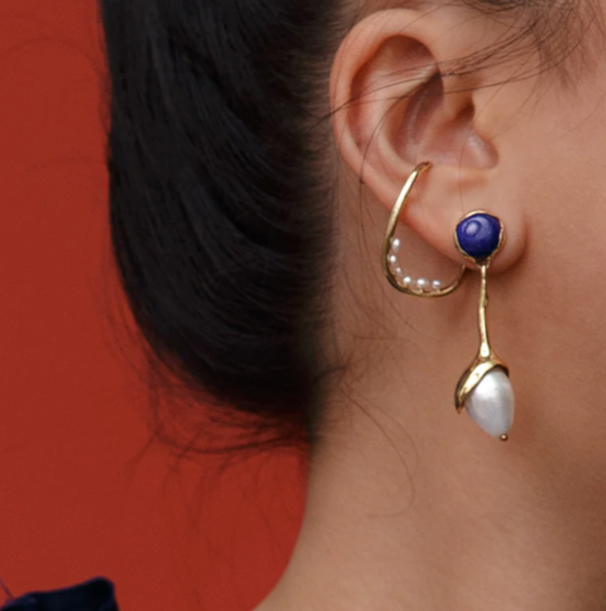 Faris Sappho Earrings Bronze